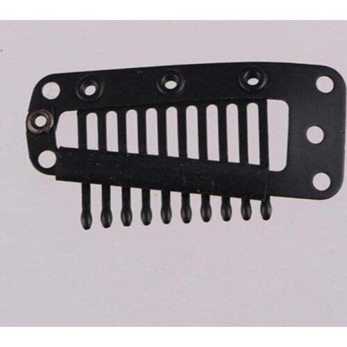 1pc Fixed Invisible Hairpin Hairpins Black Plastic Single Prong Diy Hair Clip Hair Care Styling Tools