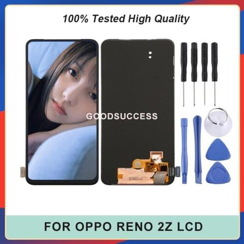 100% Tested 6.53'' For OPPO Reno 2Z/2F/K3 LCD Display Touch Screen Panal Glass Assembly Repair Part with Tools