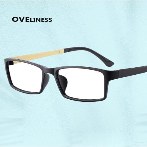 Male eye glasses frame for men women 2020 tr90 Retro eyeglasses frames Myopia Prescription computer glasses clear lens eyewear