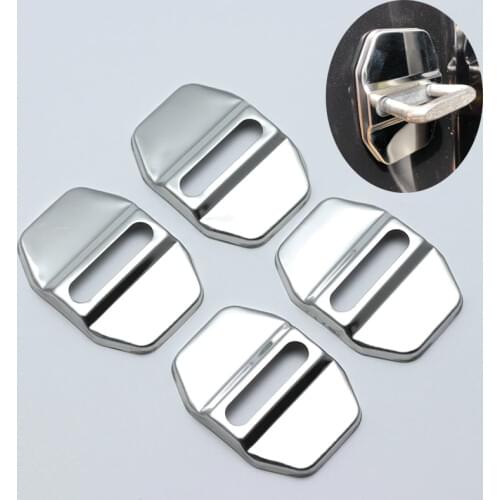 Excellent Stainless Steel Door Lock Buckle Protective Cover for Mercedes-benz c class W204 W205 CLA 180 200 250 220 car-styling