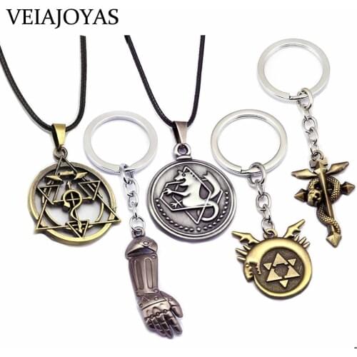 Anime Fullmetal Alchemist Symble Choker Necklaces Cross Snake Alloy Pendants Edward Hollow Rope Chain Necklace Jewelry Souvenir