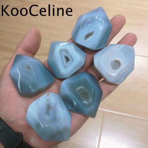 Natural Crystals Quartz Agate Peace Card Geode Energy Reiki Healing Stones Room Home Aquarium Decoration Accessories Gemstone