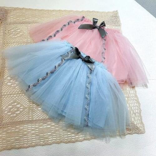 Baby Girl Mesh Skirt Cute Princess Children Clothes Birthday Gift Toddler Ball Gown Party Tutu Skirts Summer Kids Clothes BC254
