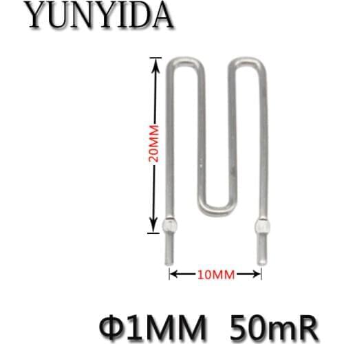 01-07 Constantan resistance / sampling resistor 0.05R / pitch 10mm / diameter 1.0mm/50 milliohms / 50mR 20PCS