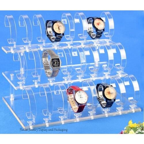 Superior Acrylic Watch Display Stand Watch Showing Shelf Watch Holder Jewelry Case Bracelet Rack Watch Organizer