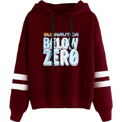 Subnautica Below Zero spring streetwear cotton hoodie text pattern print loose Harajuku casual all-match unisex hoodie tops