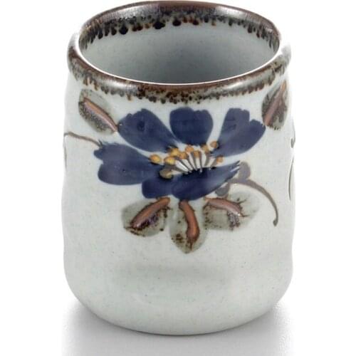 Vintage Water Mug Handmade Coarse Pottery Tea Cup Japanese Style Single Retro Ceramic Tea Bowl Master Cup Drinkware Home Decor