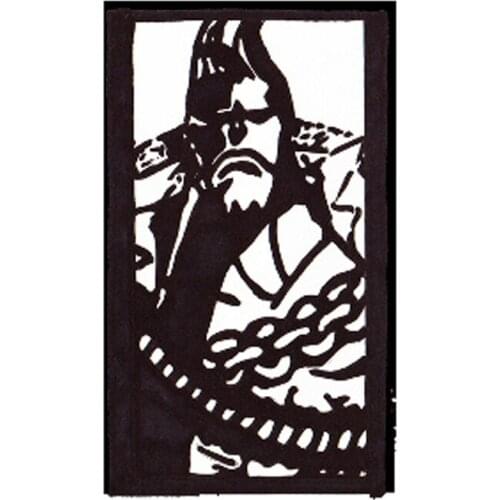 One piece FRANKY Cosplay Anime Cartoon Logo Props Waterproof Animation Cartoon Logo Temporary Tattoo Stickers Tatoo XR168