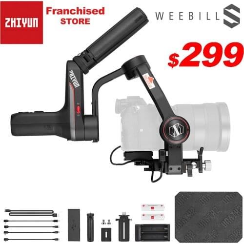 Zhiyun Weebill S Portable 3-Axis Handheld Gimbal Stabilizer OLED Display for Canon EOS R A7III A7M3 Z6 Z7 S2 Mirrorless Cameras