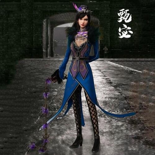 1/6 Scale Three Kingdoms Legend of Luoshen Cao Wei Edition Zhen Ji 12 inch Female Action Figure Model Full Set for Fans Gif