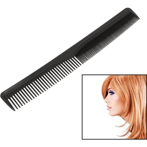 1 Pc/2pcs/3pcs Black Professional Salon Hairdressing Hair Cutting Plastic Comb Tool Anti-static
