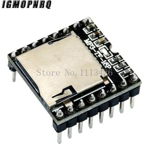 10pcs DFPlayer Mini MP3 Player Module MP3 Voice Decode Board Supporting TF Card U-Disk IO/Serial Port/AD for arduino