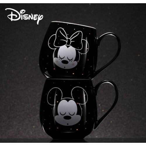 2020 Disney Creative Mug Mickey Minnie Cartoon Ceramic Cup Boy Girl Coffee Milk Cup Office Fashion Couple Cups Christmas Gift