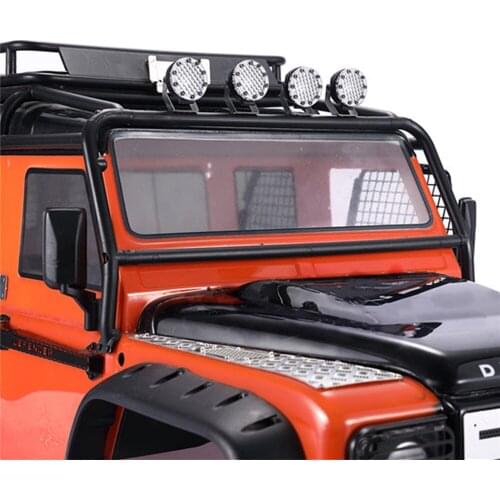 4pcs Car Roof Light Round Spotlights Bright Lamp for 1/10 Axial SCX10 III Traxxas TRX6 G63 TRX4 G500 RC Car Accessories