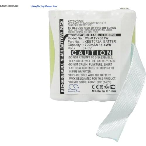 Cameron Sino 700mAh Battery KEBT072, KEBT072A for Motorola M370H1A, SX700R, TalkAbout FV700R, SX700, SX710