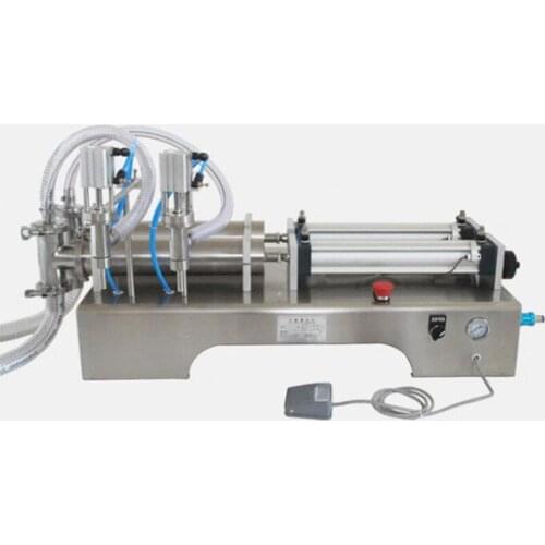 Pneumatic Double Head Automatic Filling Machine Is Suitable For Fruit Juice And Olive Oil Liquid Filling Machine