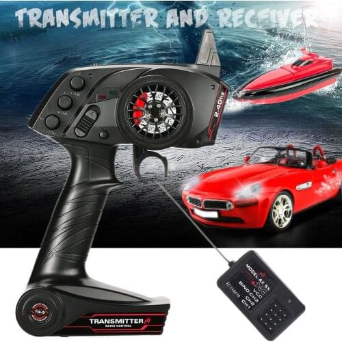 AX5S 24GHz 3CH Digital Wireless Lostcontrol Protection Transmitter And Receiver For RC Car Boat Model Cute