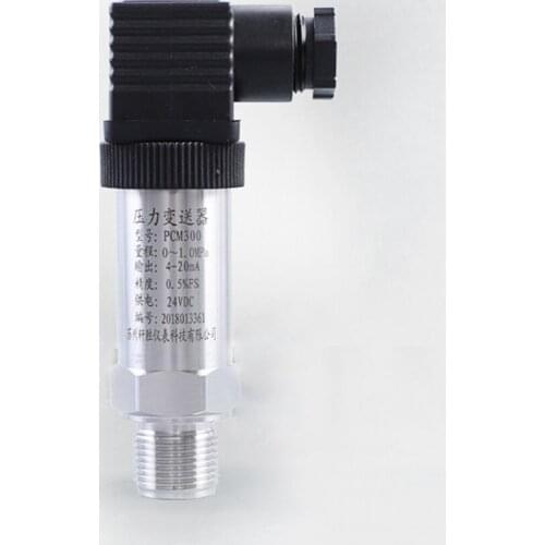 Pressure Transducer 1/8" 1/4" 3/8" 1/2" NPT BSPP BSPT Pressure Transmitter Transducer Sensor 4-20mA Output PCM 300 Series