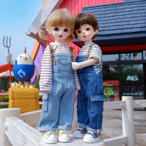 BJD big 6 points baby clothes overalls T-shirt vest 1/6 yosd baby clothes 30cm doll clothes