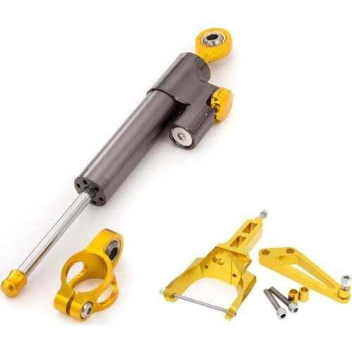 Hot sellMotorcycle Steering Damper Stabilizer Mounting Bracket Set For HONDA CB1300 2003 2004 2005 2006 2007 2008 2009 2010 2011