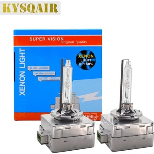 Super Vision Original 35W 6000K D1S HID Xenon Bulb 55W D3S 5000K 4300K 8000K Metal Claw 12V Car Light Xenon HID Headlamp Bulbs