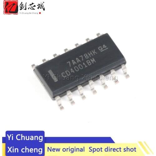 10PCS CD4001BM SOP-14 CD4001B CD4001 4001 SOP14 SMD New and Original IC Chipset