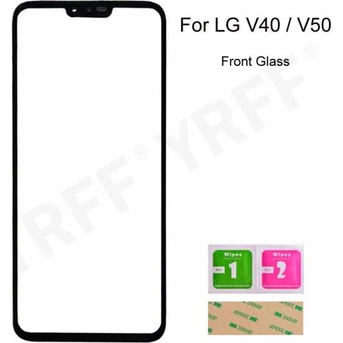 For LG V50 V40 (No LCD Touch Screen) Original Front Glass Screen Panel Assembly Parts