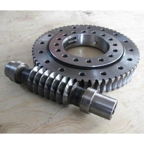 Slewing ring ball bearing worm and worm wheel gear manufacturing process worm gears design