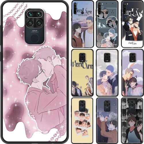 Shockproof Coque for Redmi Note 10 Pro MAX Note 9 Power 9T 9S 8 8T Luxury Case 9C 8A 7A Pro Shell Fundas Here U Are