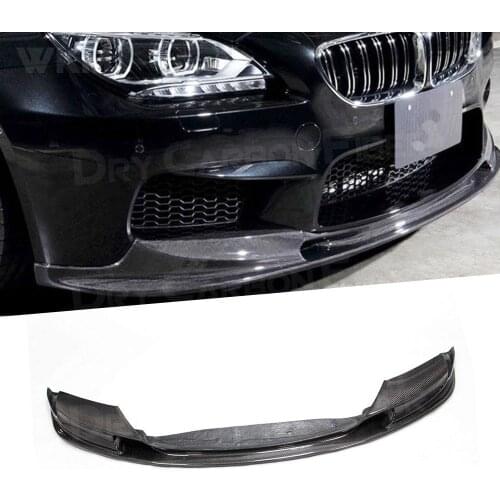 Front Bumper Lip Splitters for BMW 6 series F06 F12 F13 M6 2013-2018 Carbon Fiber Front Spoiler FRP