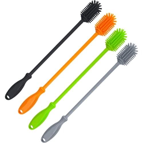 1Pcs Silicone Bottle Brush Bottle Cleaner for Your Bottles Vase and Glassware Best Water Bottle Cleaning Brush 12.5 Inch
