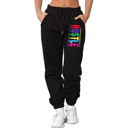 Sweatpants for Women 2021 Autumn New Baggy Fashion Sports Pants Balck Trousers Female Joggers Streetwear Woman Pants
