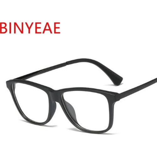 TR90 Mens Business Casual Glasses Frame Spring hinge High Quality Square Eyeglass Frame For Men Clear Lens Computer Glasses