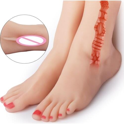 Vagina Pussy Sex Toys For Men Adult Women Realistic Foot Feet Male Masturbator Sexules Toys Masturbation Cup Sex Products Shop