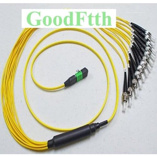 Fiber Patch Cords Female MPO-ST SM 12cores 3mm GoodFtth 20-50m