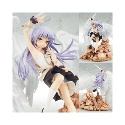 Japanese Anime Broccoli Angel Beats Tachibana Kanade PVC Action Figure Collectible Model Toys 25cm
