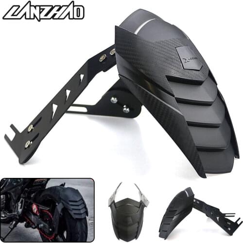 Motorcycle Rear Fender Mudguard Wheel Tire Splash Cover Guard Black for Kawasaki Ninja 250 300 400 Z250 Z300 Z400 2014-2020
