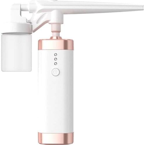 1set Nano Facial Sprayer Stearmer Mini Air Compressor Kit Spray Gun For Nail Art/Make Up/Painting/Face Skin Replenishment Tool