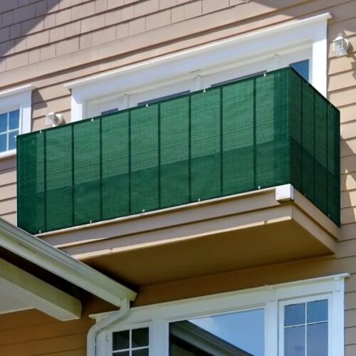 1X5m HDPE Balcony Privacy Screen Fence Windproof Waterproof Cover Backyard Patio Balcony Privacy Screen Cover Sunshade Net