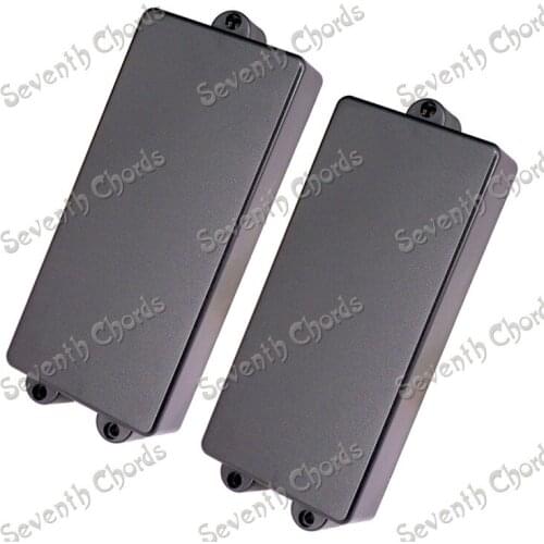 2 Pcs Electric Bass Guitar Sealed Closed Type Humbucker Pickup Covers With 3 Screw hole, /105mm*48.5mm