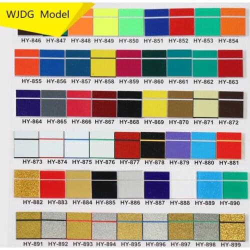 2pcs thickness1.3 mm Laser engraving plate HIGH-density ABS two-color board various colors used for billboards