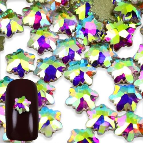 3d nails art glitter glass and crystals strass nail rhinestones crystals nail art decorations for Nail stickers decoration 50pcs