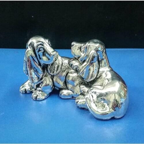925 Sterling Silver Plated Dogs