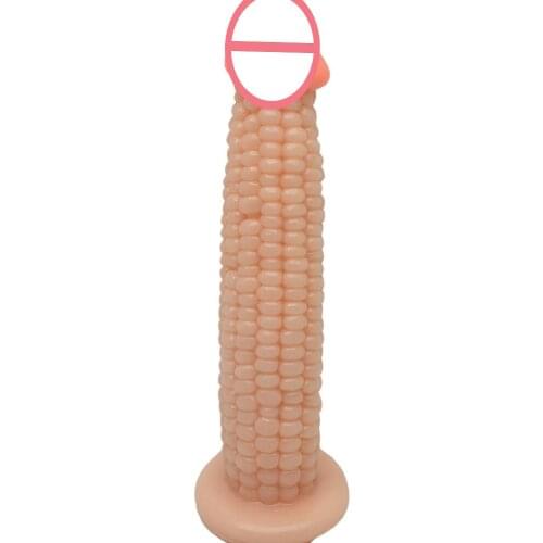 New Corn Dildo G-Spot Anal Dildo Sex Toys For Woman Penis Realistic Giant Dildo Suction Cup Dildos Sex Orgasm Masturbator