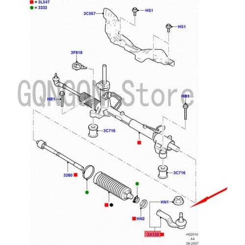 CAR Tie Rod Outer Ball Head Left For dMo nd eoF oc us Tie Rod Outer Ball Head Pull Arm Lower Arm Swing Arm Tie Rod End