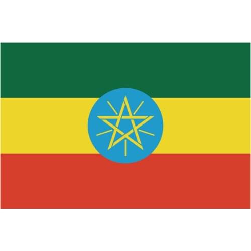 Free shipping xvggdg Ethiopia Country Flag 3ft x 5ft Hanging Polyester standard Ethiopia Flag Banner