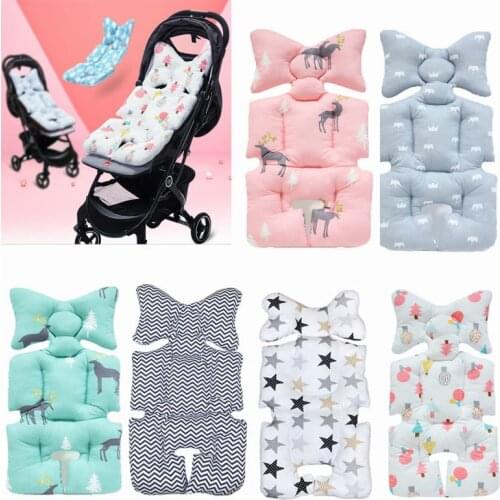 Toddler Safty Seat accesorios Baby Stroller Mattress Pad Winter Car Seat Liner Cotton Cushion Infant Pillow Neck Body Support