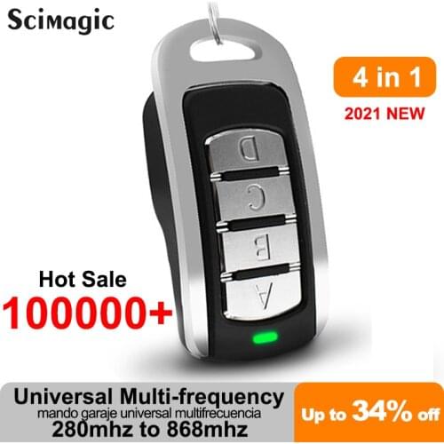 433MHz Transmitter 280MHz-868MHz Garage Door Remote Control Duplicator MultiFrequency Code Grabber Clone Gate Door Opener Newest