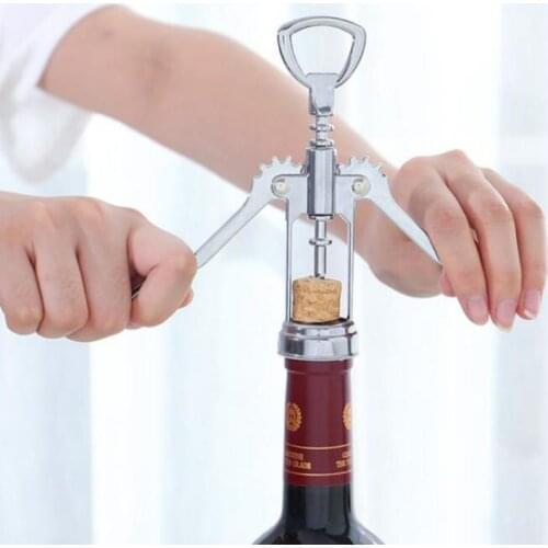 VIP exclusive Stainless Steel Bottle Corkscrew Openers Metal Red Wine Corkscrew Bottle Handle Opener Corkscrews Kitchen