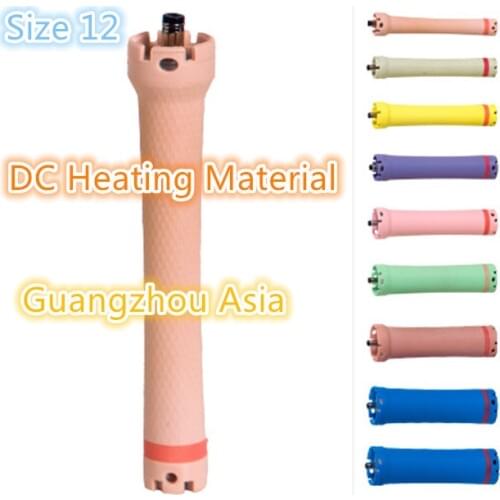 Hot sale hair perm roller, rod, curler, DC material, water-proof, 36V, size 12
